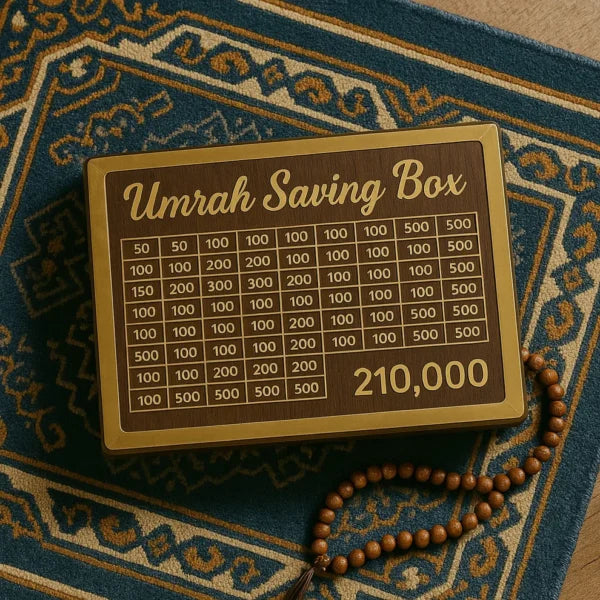 Umrah Saving Box – Save Money for Your Umrah Journey