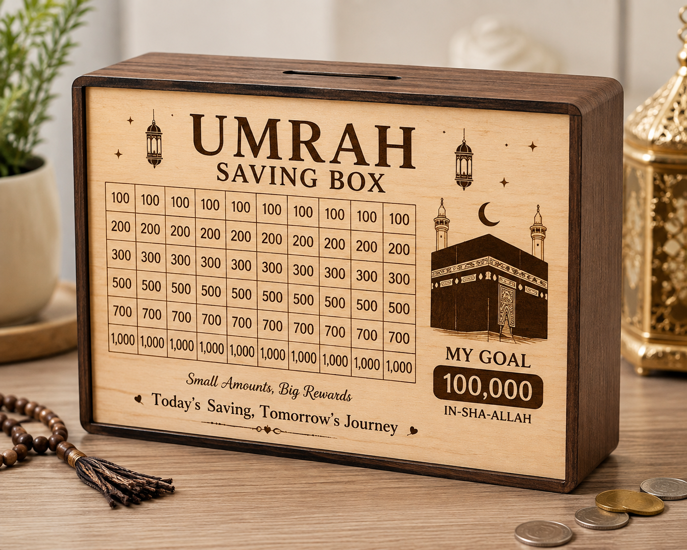 Umrah Saving Box – Save Money for Your Umrah Journey