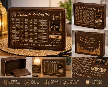 Umrah Saving Box – Save Money for Your Umrah Journey