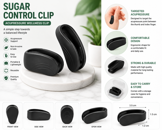 Sugar Control LI4 Acupressure Point Clip