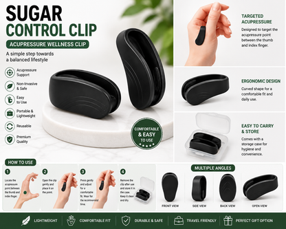 Sugar Control LI4 Acupressure Point Clip