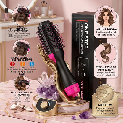One Step Hair Styler – Hair Dryer, Volumizer & Straightener