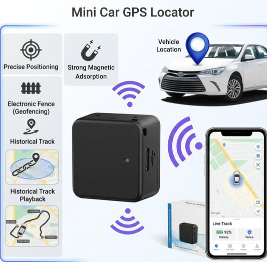 GPS Tracker Portable Mini Hidden Real Time GPS Tracking Device Bike And Car
