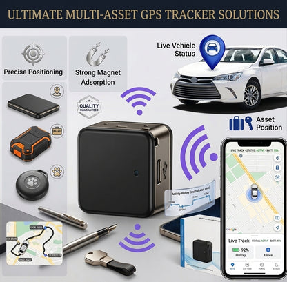 GPS Tracker Portable Mini Hidden Real Time GPS Tracking Device Bike And Car