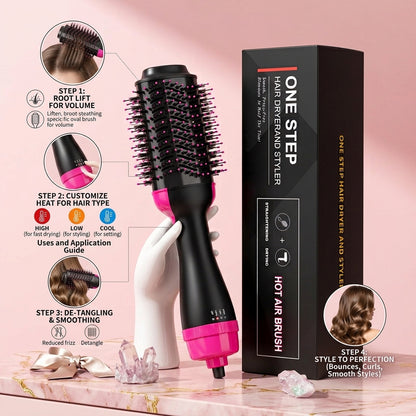 One Step Hair Styler – Hair Dryer, Volumizer & Straightener